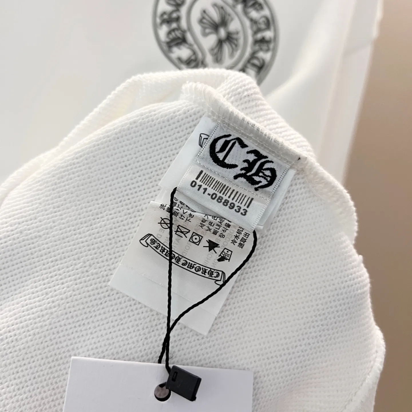 🅿️250 chrome hearts/Chrome Hearts 420g pure cotton round neck sweatshirt Front and back logo cross Sanskrit letter LOGO foam printing process Official synchronization 1:1 original mold opening Fashion personality Versatile trend Pure original quality Original washed fabric Hang tag Collar label Washed wheat Complete three labels Color: Black. White. Size: XS-L